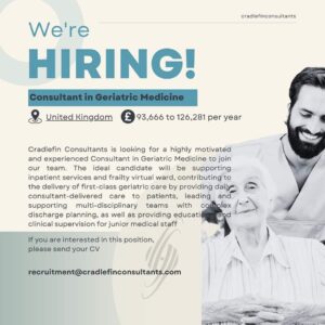 Consultant Doctor in Geriatrics